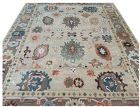 Luxury Wool Moroccan Abstract Hand Knotted Rugs 8x14 9x12 Multi Color Handmade Eco-Friendly Anti-Slip Low Pile Thick 1 Piece