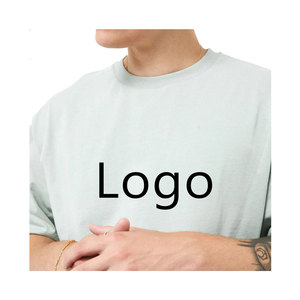 T-shirt personnalisé en microfibre 100% coton, taille plus, t-shirts en coton vierge pour hommes, stock, épaules tombantes, entraînement en salle de sport, haut surdimensionné pour hommes - Product Image 5