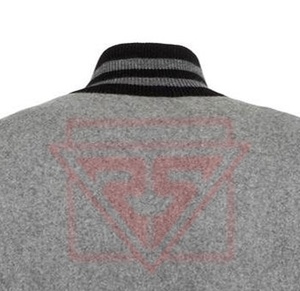 Vente en gros de veste universitaire de baseball de haute qualité pour hommes, broderie personnalisée, nouveau style de veste bouffante, taille 4XL - Product Image 5