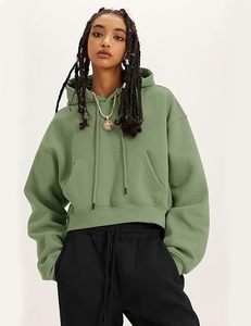 เสื้อสเวตเชิ้ตแขนยาวทรงครอป ดีไซน์ปี 2024 คุณภาพสูง แบบพรีเมียม ทรงโอเวอร์ไซส์ สำหรับผู้หญิง สินค้าขายดี - Product Image 4