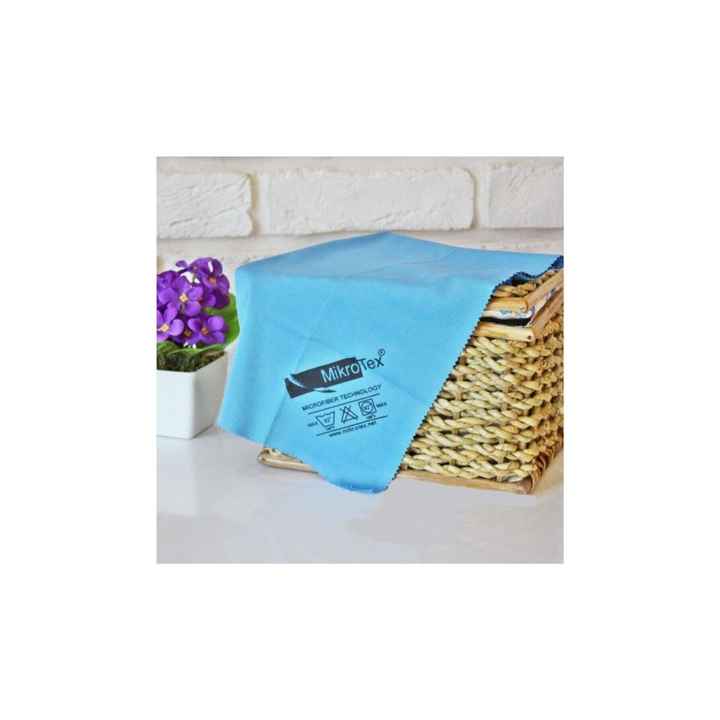 Microfiber Glass Cloth and Cleaning Cloth 40x50 Cm Blue