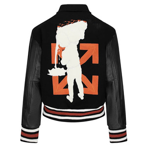 Vestes universitaires de broderie sur mesure 2024 approvisionnement d'usine en plein air impressionnant à la recherche de vestes universitaires Letterman pour hommes - Product Image 4