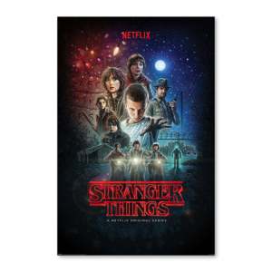 Ensemble de 5 affiches de style moderne Stranger Things, 5 décorations murales uniques des 5 saisons, en papier - Product Image 4