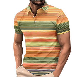 Uniforme de hombre personalizado para camisetas de polo Algodón de secado rápido o Material de Jersey Patrón sólido Ropa de trabajo de manga corta - Product Image 1
