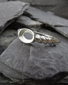 Ajuste de anillo de Plata de Ley 925 para cabujón de piedra ovalada de 7x5mm montaje en blanco accesorios de joyería de montaje semi DIY Base de anillo personalizada - Product Image 4