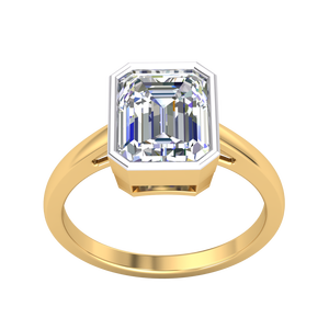 Anillo de Diseño Clásico de Oro de 9K para Mujer, 2.71 Quilates, Claridad VS, Diamante Cultivado en Laboratorio, Color EF, Certificado IGI, Corte Brillante, Joyería de Lujo - Product Image 1