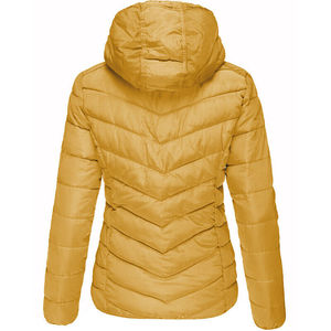 Blouson d'hiver matelassé en coton de haute qualité pour femmes, imperméable, col à capuche, taille plus disponible, toutes les couleurs, doublure en nylon et laine - Product Image 4