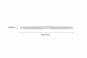 Brazalete Flexible de Oro de 14K con Diamantes de Halo Modernos Naturales para Mujer - Product Image 2