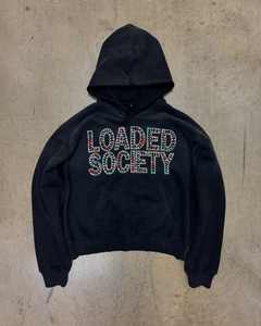 OEM Sweats à capuche sérigraphiés personnalisés à fermeture éclair épaisse 100% sweat à capuche en coton Streetwear personnalisé Sweat à capuche zippé avec strass - Product Image 1