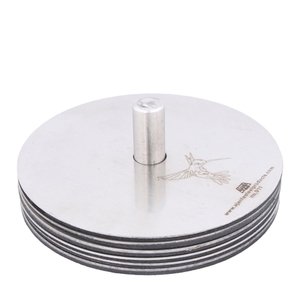 Sous-verre en acier inoxydable de forme ovale au meilleur design pour tasse, tasse en verre et boisson. - Product Image 4