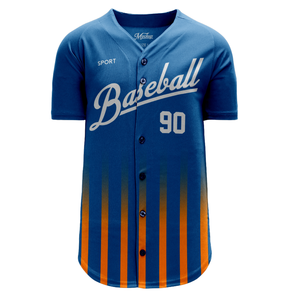 เสื้อเบสบอลสำหรับผู้ใหญ่เสื้อพิมพ์ลายซับลิเมชันแบบปักลายแฟชั่น - Product Image 4