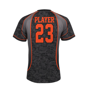 เสื้อยืดเล่นเบสบอลและซอฟต์บอลของผู้ชายไซส์พิเศษออกแบบได้ตามต้องการสำหรับเล่นกีฬาแบบซับลิเมชันและเปล่า - Product Image 2