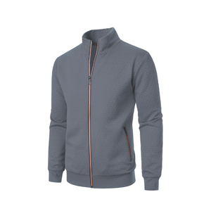 Chaqueta elegante ligera para hombre, diseño Jacquard para servicio OEM de primavera y otoño disponible - Product Image 3