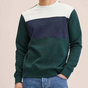 Premium Quality Men's Pullover Sweatshirt Breathable Cotton Plain Hoodie Long Sleeves Crew Neck Fully Winter OEM Print Hot - Product Image 1