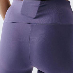 Women's Casual Breathable Yoga <b>Leggings</b> with Elastic Waist Spandex/Cotton Material Made in Pakistan for Gym Use - Product Image 5