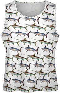 เสื้อกล้ามชาย Edgeco International รุ่น EI-156 ลายปลาดาบ ระบายอากาศได้ดี แห้งเร็ว สไตล์ลำลอง เหมาะสำหรับออกกำลังกายที่ยิม - Product Image 3
