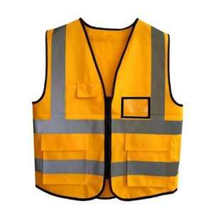 Chaleco de Seguridad Reflectante de Alta Visibilidad 100% Poliéster, Unisex, con Múltiples Bolsillos, Logotipo y Colores Personalizables - Product Image 2