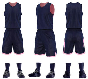 Maillot et short de basketball haut de gamme, tissu léger, respirant et à séchage rapide, vêtements d'équipe en gros - Product Image 2