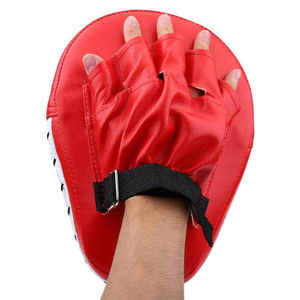 Almohadillas de enfoque de diseño personalizado más vendidas, almohadillas de enfoque de boxeo de entrenamiento, almohadillas de enfoque de cuero de forma curva de alta calidad, protección de manos - Product Image 5