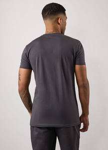 Camisetas de algodón 100% de corte holgado más vendidas, transpirable, informal, Vintage, Hip Hop, ropa de gimnasio, longitud larga, en blanco, bajo MOQ, Jersey para hombre - Product Image 2