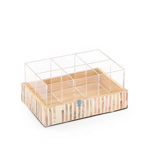 Boîte de bouteilles d'eau élégante de luxe en nacre Meilleure vente de nacre avec boîte à couvercle en acrylique fabriquée au Vietnam - Product Image 5