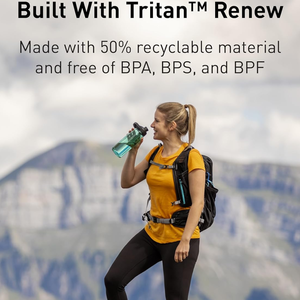 Botella de agua deportiva, botella de agua de diseño a prueba de fugas de 800ml, botella de plástico Tritan sin BPA para leche, jugo de café Vietnam - Product Image 2