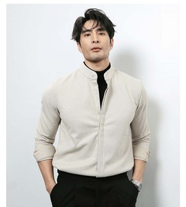 เดรสสำหรับผู้ชายเสื้อเชิ้ตผ้าฝ้ายแขนยาวลายทางสำหรับธุรกิจดูดซับเหงื่อ - Product Image 2