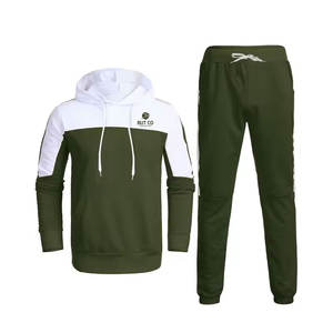 Ensemble de survêtement pour homme sur mesure, respirant, décontracté, avec logo de marque privée, saison hivernale, 100% coton, fabriqué au Pakistan - Product Image 1