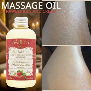 Huile Corporelle de Massage Naturelle Anti-Âge Nourrissante aux Fruits (Fraise, Pépins de Raisin, Amande) Faite Main Écologique – Marque Privée UE - Product Image 6