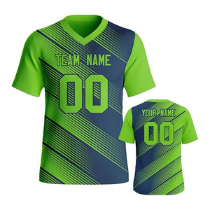 Camiseta de fútbol personalizada para hombre, diseño impreso transpirable con texto personalizado y logotipo disponible, conjunto de tallas grandes, estilo, servicio OEM - Product Image 2