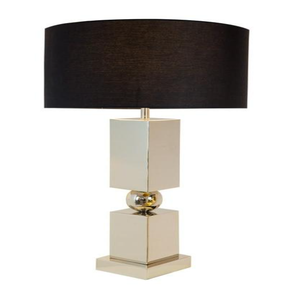 Variity Of Luxury Lámpara de mesa de cristal de níquel de alto brillo Luz decorativa moderna con elegante acabado cromado para sala de estar - Product Image 1