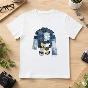 T-Shirt Unisex 210GSM 100% Cotone Modello Rose Taglia 2XL Abbigliamento Casual Aderente Oversize con Stampa Termica DTG - Product Image 1