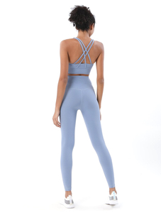 ชุดออกกำลังกายแขนยาวสำหรับผู้หญิงชุดออกกำลังกายฟิตเนสขนาดพลัสเซ็ต5ชิ้นชุดออกกำลังกายเล่นฟิตเนสเสื้อครอปบรากางเกงทรงบานกางเกงเลกกิ้งกีฬา - Product Image 6