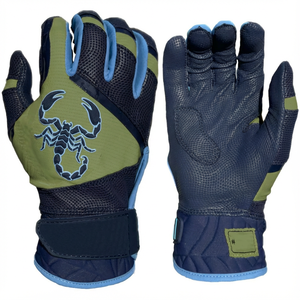 Gants de frappe de baseball à fermeture velcro, ajustement rapide et sécurisé, broderie de logo personnalisée, prix de gros OEM, gants de frappe de softball - Product Image 2