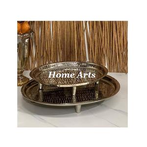 Plateau de service à thé et café en acier inoxydable avec la meilleure qualité, plateau de service alimentaire de taille personnalisée à bas prix - Product Image 4