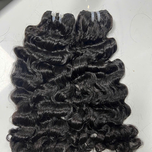 Cheveux bouclés birmans, cheveux naturels ondulés, Hairvietnam, meilleure qualité, vague profonde lâche, super vague, naturellement lisses, blond - Product Image 3