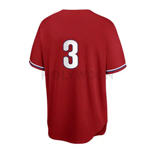 Uniforme de Béisbol Clásico para Hombre, Ligero, Transpirable, de Tela de Poliéster, Cómodo, para Entrenamiento Deportivo en Equipo, Personalizable - Product Image 3