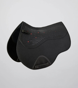 Selle de cheval anglaise matelassée en coton respirant, doublure douce, soutien confortable, équipement d'équitation, design personnalisé - Product Image 1
