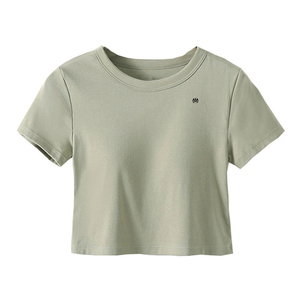 เสื้อครอปสตรีทแขนยาวแบบลำลองมีเชือกผูกเอวเสื้อครอปแนวสปอร์ตดีไซน์ใหม่ - Product Image 5