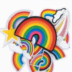 Parches Tejidos de Chenilla Ecológicos con Diseño de Arcoíris y Alfabeto Bordado de Alta Definición para Camisetas, Apliques DIY para Hombres y Mujeres - Product Image 4