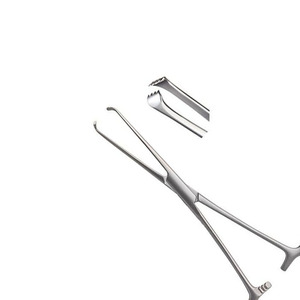 Pince à tissus Allis fabriquée M.A SIDDIQUE INTERNATIONAL 6 "en acier inoxydable, 15cm, 4x5 dents, manuel pour chirurgie générale - Product Image 5