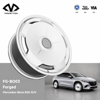 Jantes en alliage monobloc forgées Makstton BO03 personnalisées 6061-T6, 16-22 pouces, 5 trous, pour SUV électrique de luxe Mercedes-Benz EQS