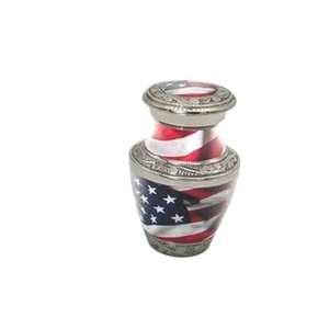 Urna Funeraria Moderna Decorativa de Aluminio y Latón para Cenizas Humanas, Florero de Mesa con Capacidad de 4-5L, Venta al Por Mayor - Product Image 1