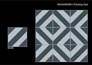 Carreaux de porcelaine durables pour extérieur, finition mate, 400x400 mm, carreaux de sol robustes pour parkings et espaces extérieurs - Product Image 3