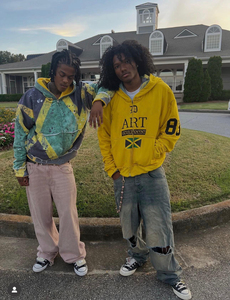 OEM personalizado peso pesado pantalla Impresión logotipo doble Revisible impresión Sudadera con capucha peso pesado de gran tamaño Boxy Hoodie - Product Image 2