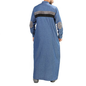 Diseños de Kurta para Hombre, Thobe Árabe Multicolor, Diseño de Jubba, Cómodo, Envío en Línea, Nueva Llegada, Servicio OEM, MOQ Bajo - Product Image 3