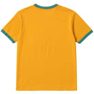 HBCU educado mostaza amarillo Ringer camiseta 100 algodón Unisex Streetwear moda camiseta bordado Diseño negro excelencia regalo - Product Image 4