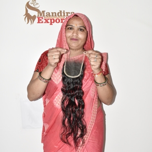 Extensions de cheveux humains ondulés naturels à double trame, 100% vierges non traités, double trame, qualité HD 4*4, origine vietnamienne - Product Image 3