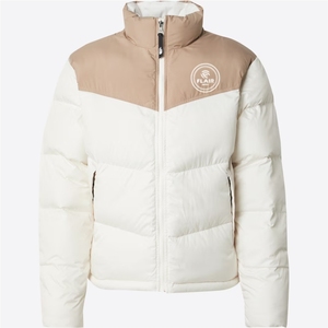 Men's High Quality <b>Denim</b> Puffer <b>Jacket</b> Vintage Style Hooded Collar Front Embroidered Logo Solid Pattern Winter Closure Zipper - Product Image 6