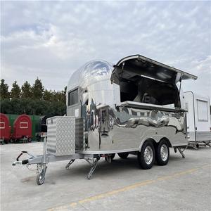 Remorque alimentaire mobile de haute qualité, kiosque de café, snack, hot-dog, équipement de camion de nourriture, acier inoxydable, résistant à la rouille, suivi GPS - Product Image 1